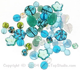 Glass Beads Photographed with TableTop Studio EZcube