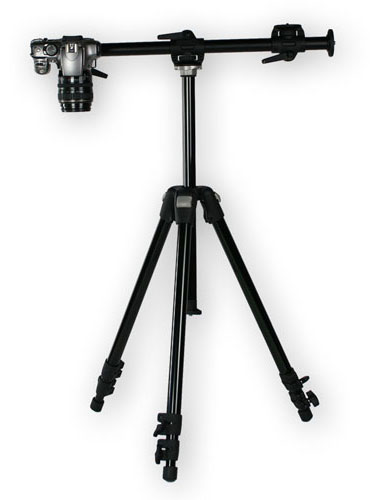 Horizontal Tripod with Camera