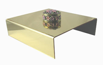 Gold reflective riser
