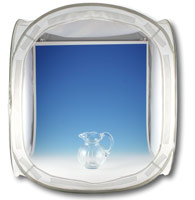 EZcube Graduated Blue Background