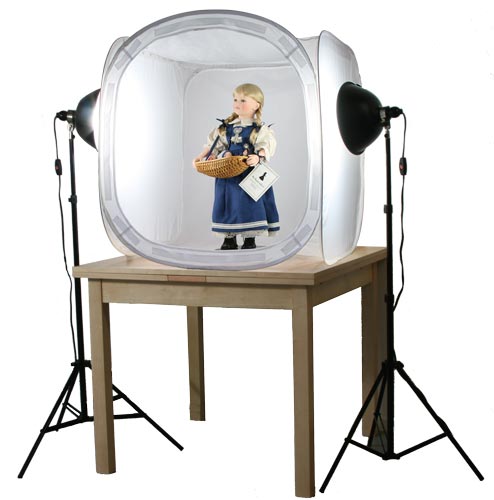 Two Large Lights Set with 30" EZcube
